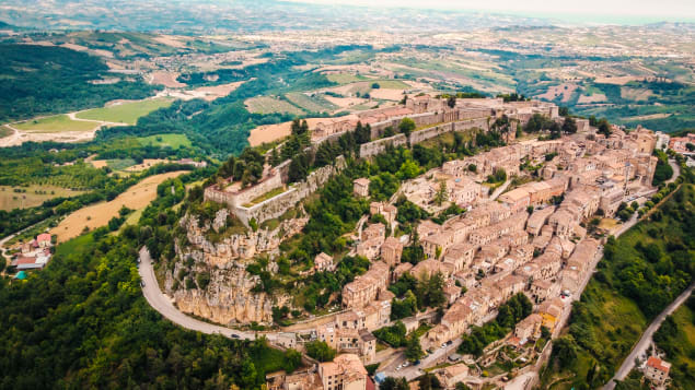 Paesaggio di Civitella del Tronto