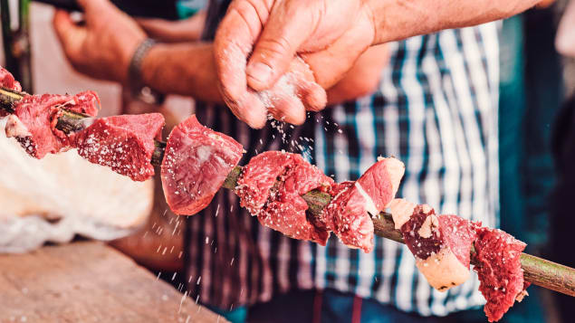 Espetada de Carne de Vaca, piatto tipico Madeira