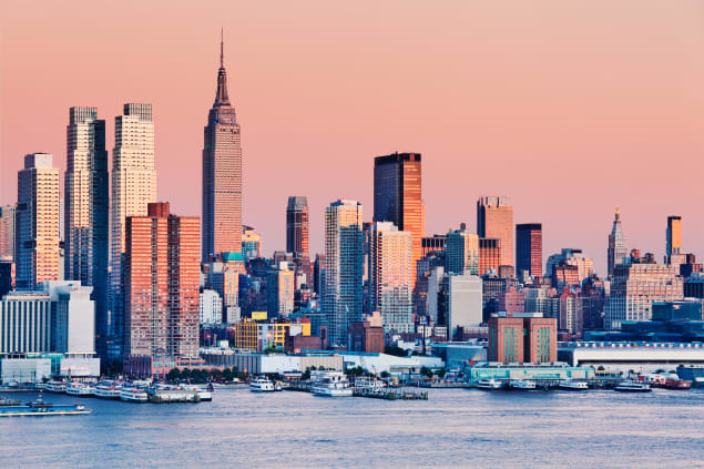 skyline of New York