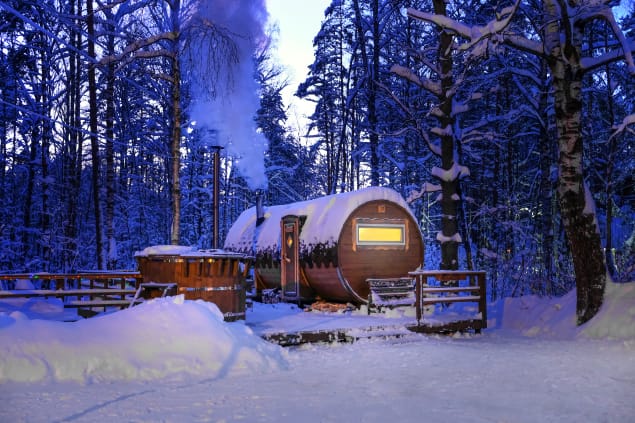 Sauna finlandese