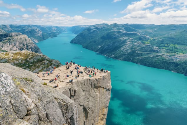 Preikestolen, Norvegia