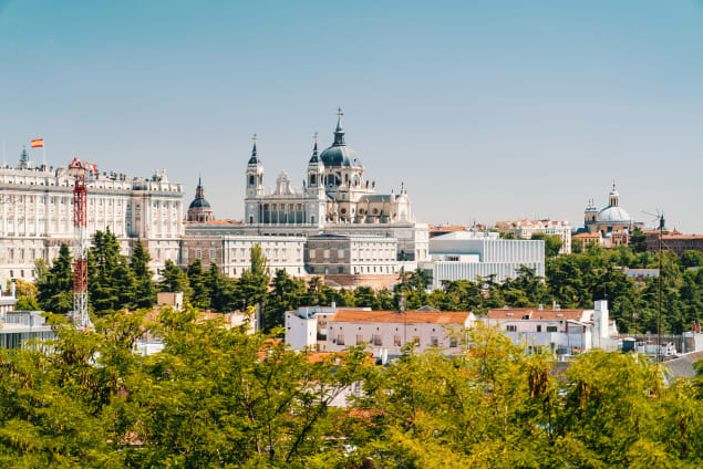 Panoramica di Madrid