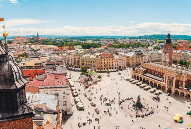 Piazza del Mercato, Cracovia
